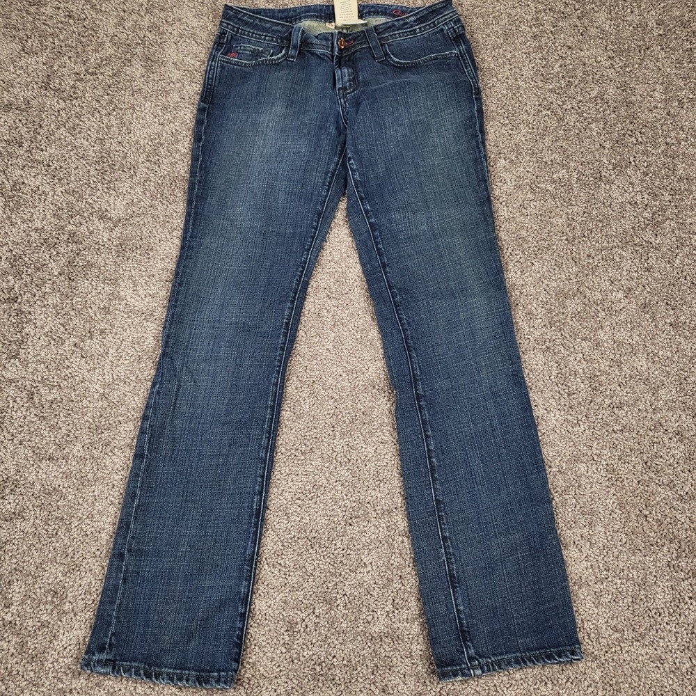 Miss‎ Me Gweneth Jeans Womens 28 Blue Excellent Low Rise Straight JPR4349 52D